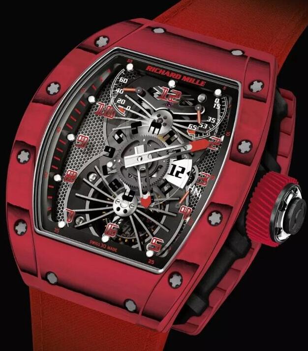 Replica Richard Mille RM 022 Tourbillon Aerodyne Dual Time Red Watch